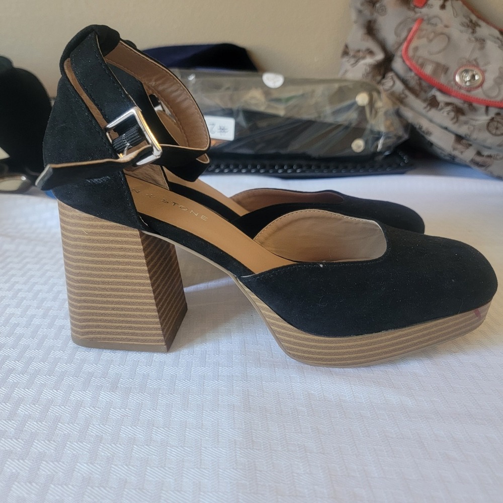 Sun & Stone Leoniee Women Shoes Black Size 9